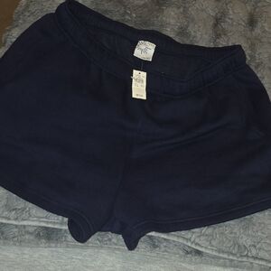 Aerie Navy Cloud Fleece Shorts
